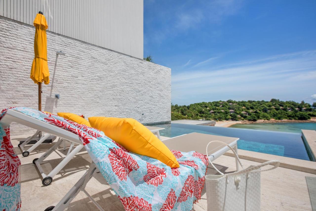 Beachside Villa - B18 - At Bayside Luxury Villas Samrong Bay Beach, 4 Bed 5 Bath, Sea & Sunset Views, Only 200M Walk To The Beach Choeng Mon Kültér fotó