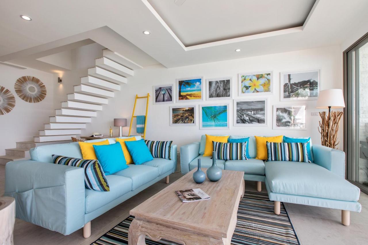 Beachside Villa - B18 - At Bayside Luxury Villas Samrong Bay Beach, 4 Bed 5 Bath, Sea & Sunset Views, Only 200M Walk To The Beach Choeng Mon Kültér fotó