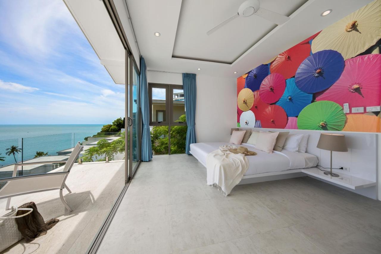 Beachside Villa - B18 - At Bayside Luxury Villas Samrong Bay Beach, 4 Bed 5 Bath, Sea & Sunset Views, Only 200M Walk To The Beach Choeng Mon Kültér fotó