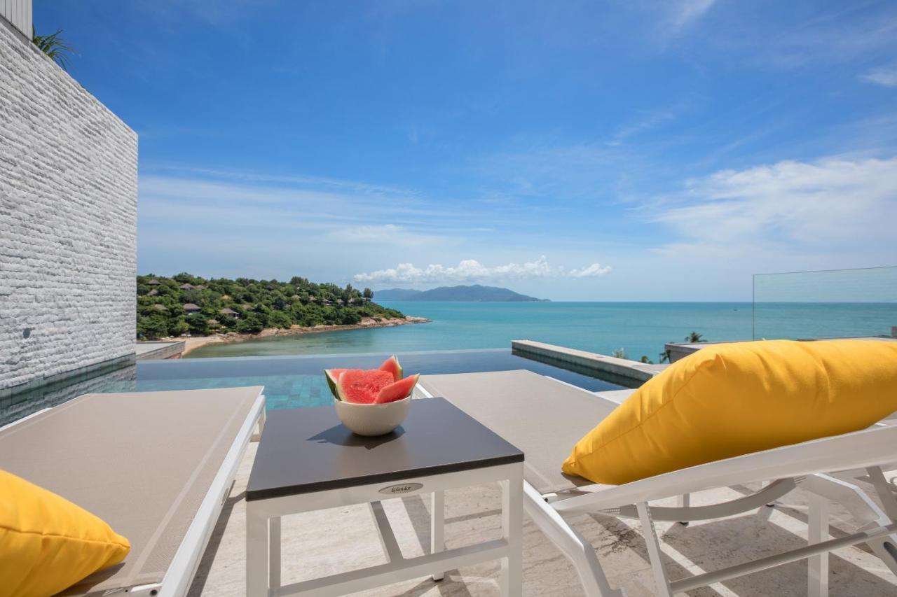 Beachside Villa - B18 - At Bayside Luxury Villas Samrong Bay Beach, 4 Bed 5 Bath, Sea & Sunset Views, Only 200M Walk To The Beach Choeng Mon Kültér fotó