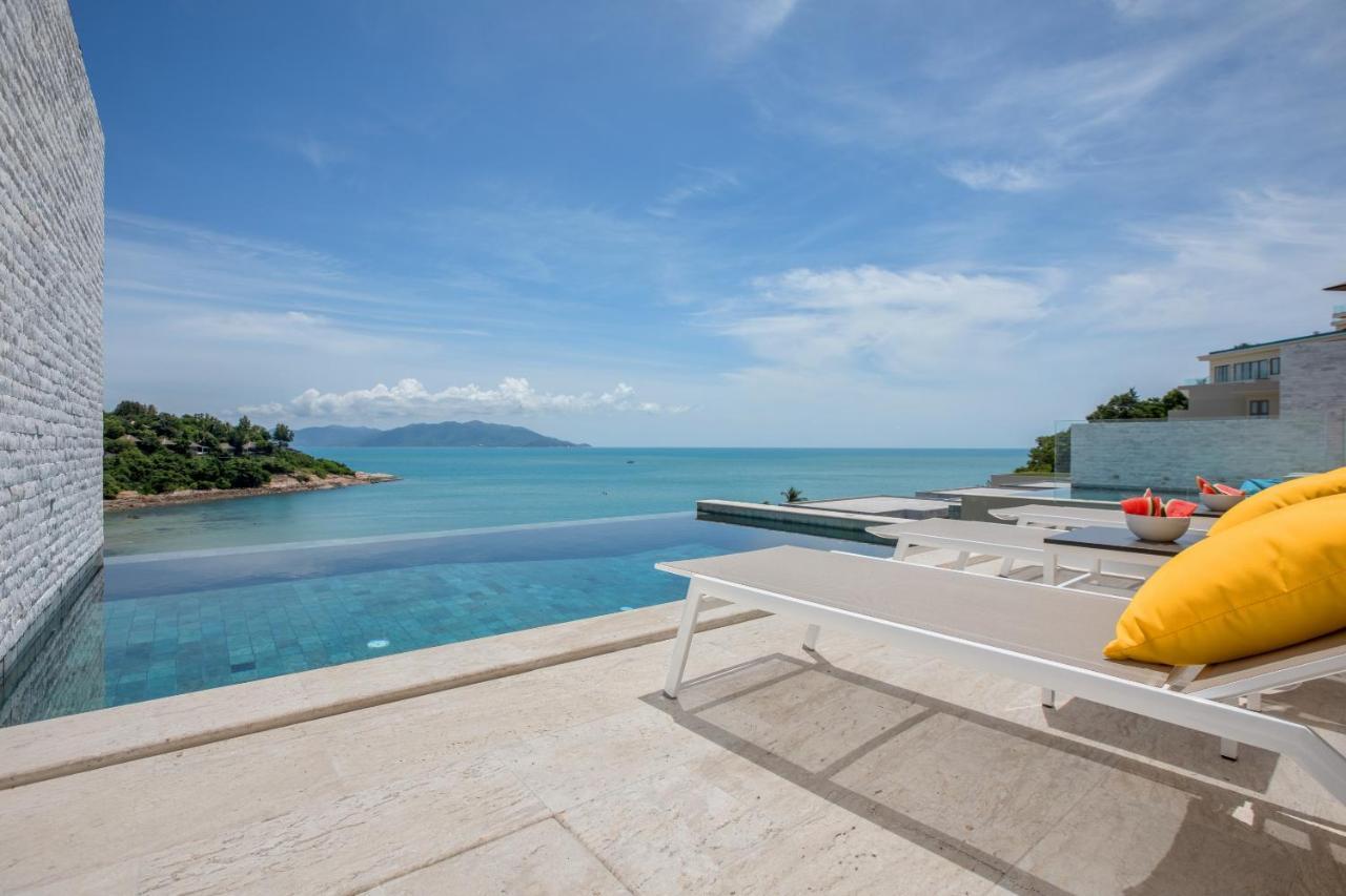 Beachside Villa - B18 - At Bayside Luxury Villas Samrong Bay Beach, 4 Bed 5 Bath, Sea & Sunset Views, Only 200M Walk To The Beach Choeng Mon Kültér fotó
