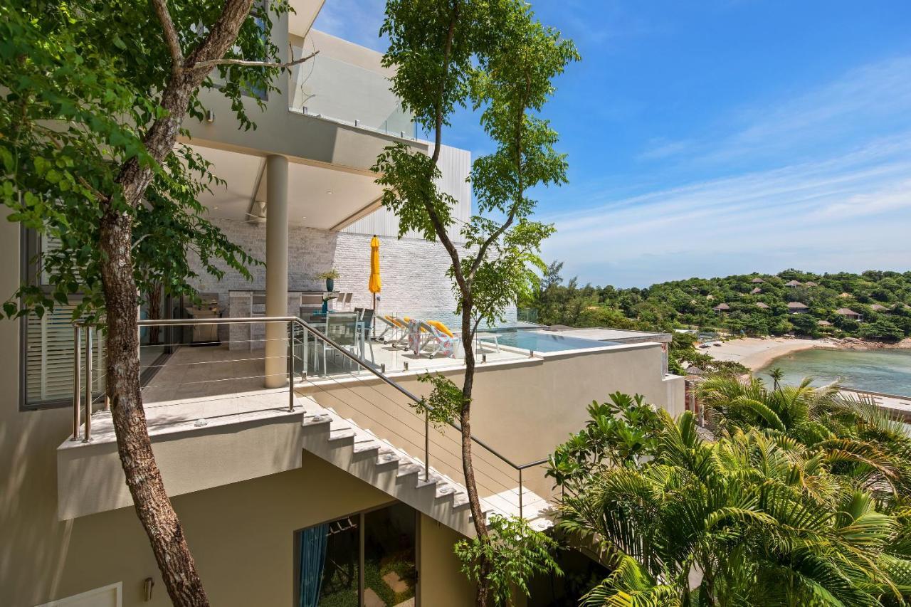 Beachside Villa - B18 - At Bayside Luxury Villas Samrong Bay Beach, 4 Bed 5 Bath, Sea & Sunset Views, Only 200M Walk To The Beach Choeng Mon Kültér fotó
