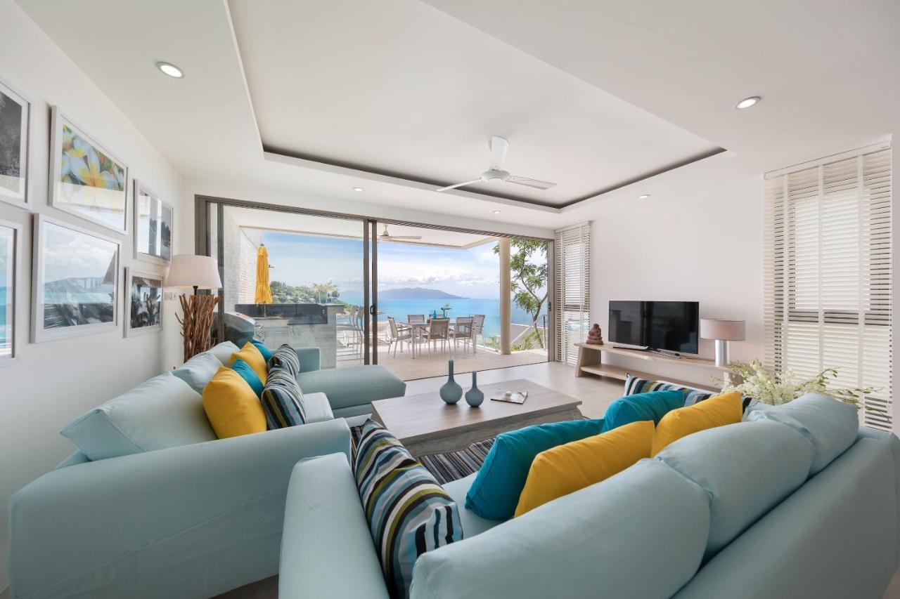 Beachside Villa - B18 - At Bayside Luxury Villas Samrong Bay Beach, 4 Bed 5 Bath, Sea & Sunset Views, Only 200M Walk To The Beach Choeng Mon Kültér fotó