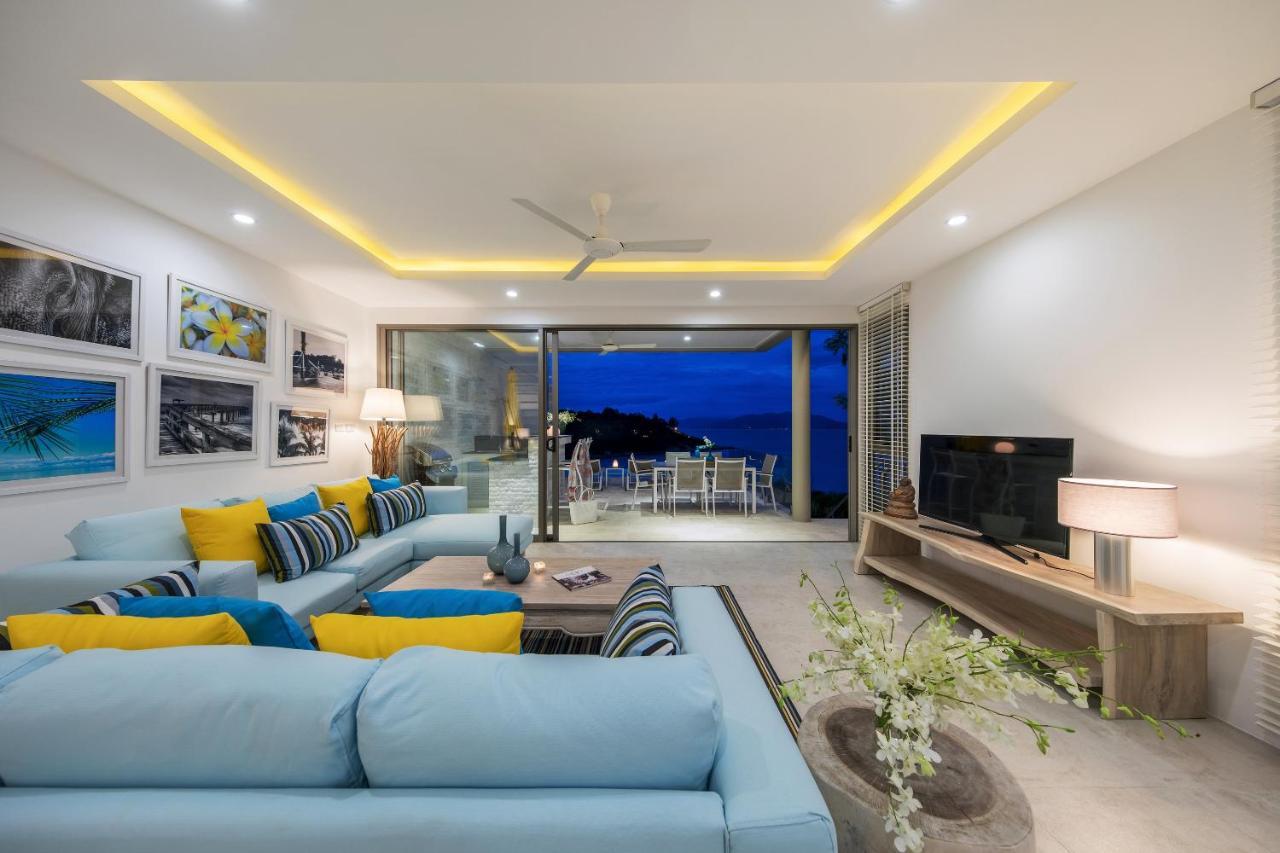 Beachside Villa - B18 - At Bayside Luxury Villas Samrong Bay Beach, 4 Bed 5 Bath, Sea & Sunset Views, Only 200M Walk To The Beach Choeng Mon Kültér fotó