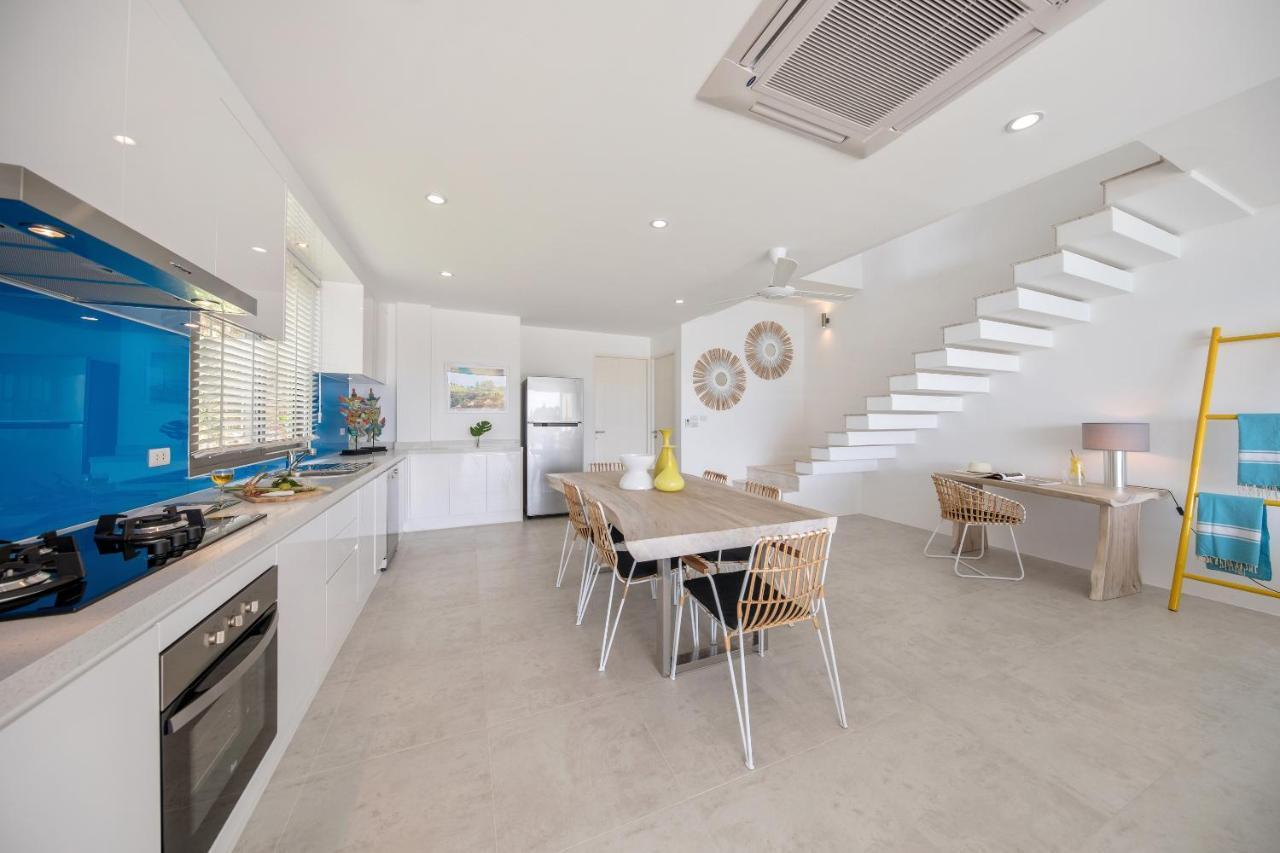 Beachside Villa - B18 - At Bayside Luxury Villas Samrong Bay Beach, 4 Bed 5 Bath, Sea & Sunset Views, Only 200M Walk To The Beach Choeng Mon Kültér fotó